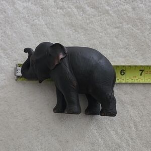 Handcrafted Black Elephant Figurine - Elegant Home Accent